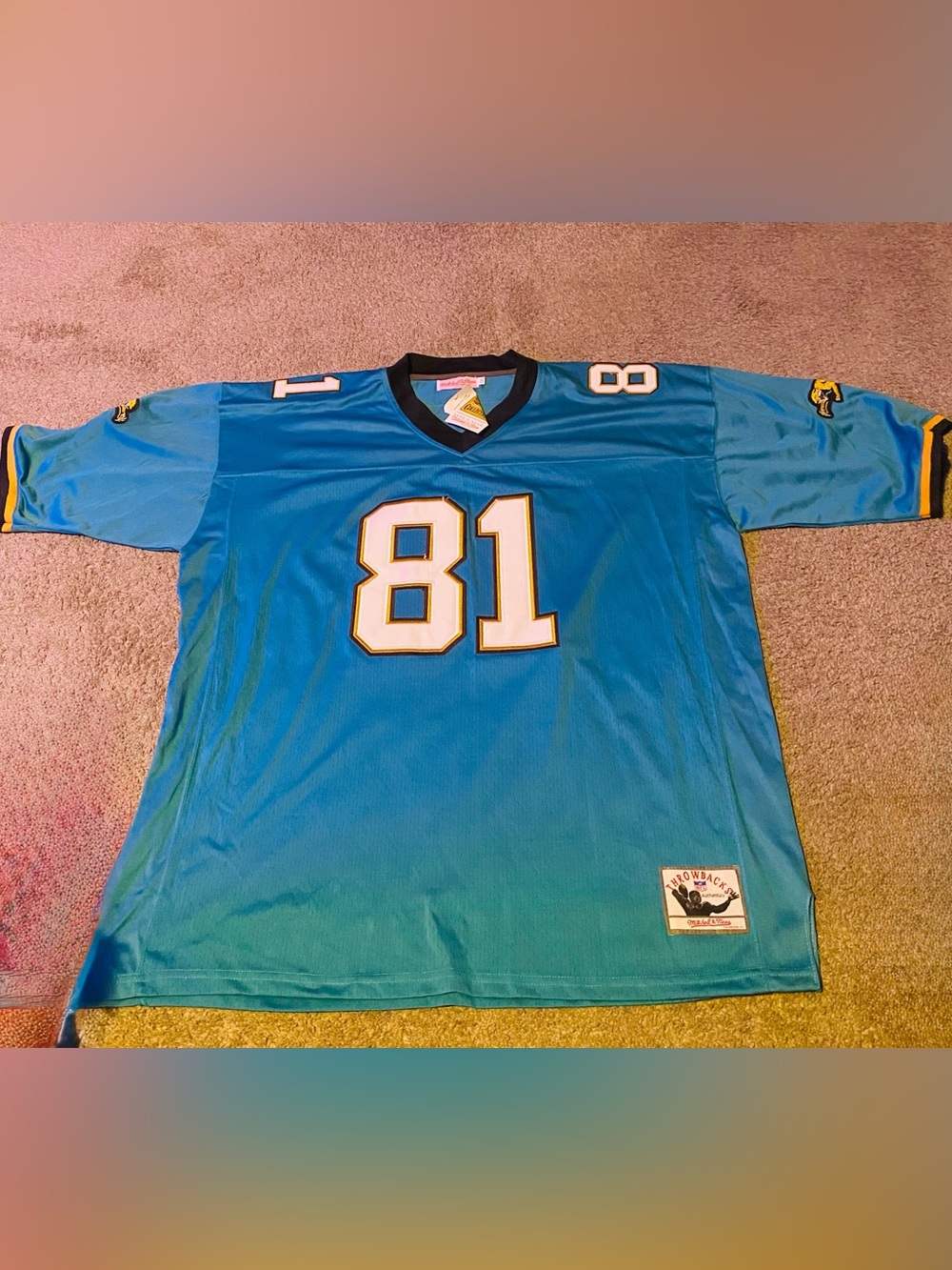 Mitchell & Ness Jacksonville Jaguars Desmond Howard Throwback Jersey